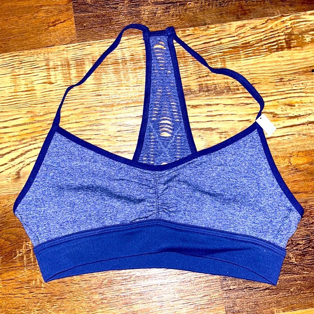 One Blue Victoria’s Secret PINK Sports Bra.  Size Small